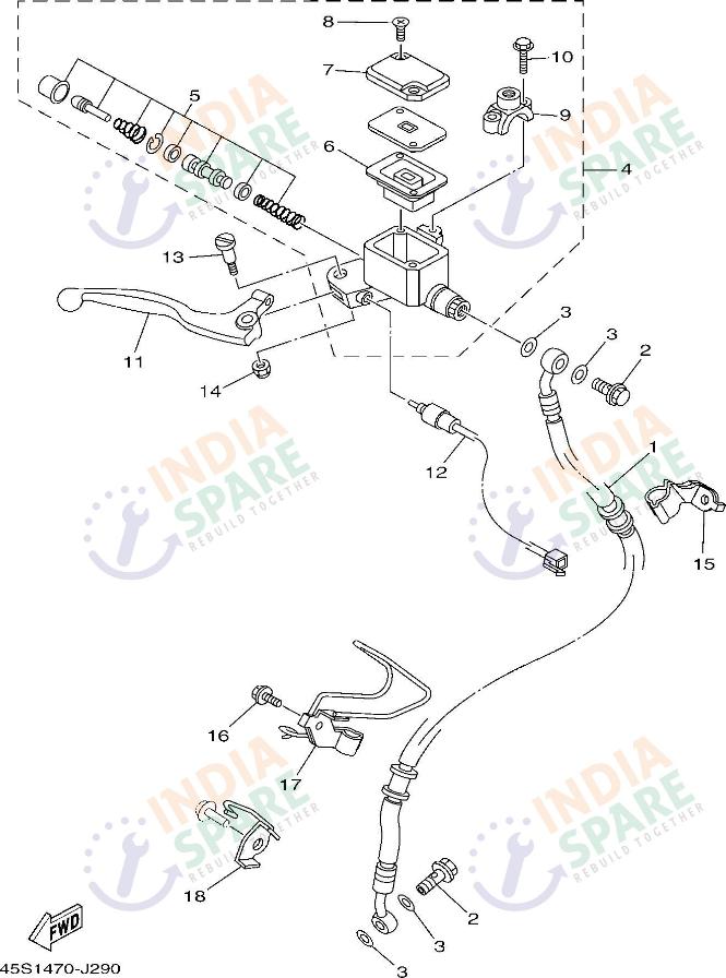 FRONT MASTER CYLINDER
